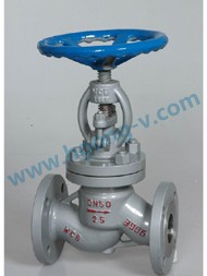 DIN carbon steel bolt bonnet flange globe valve